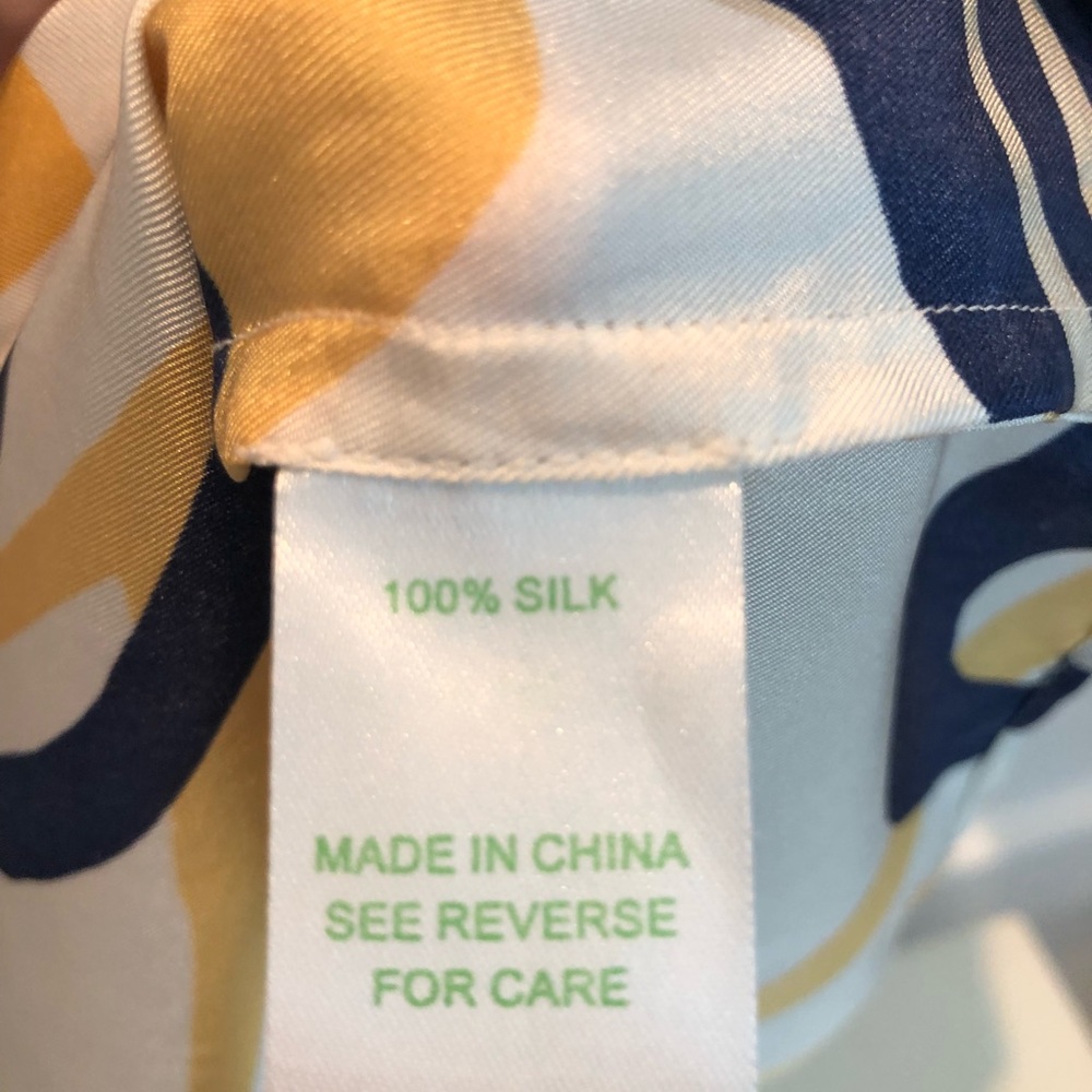 Lilly Pulitzer 100% Silk Tunic Dress - Size 0 - Picture 7 of 8